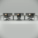 Six-Ear Workstation Oak